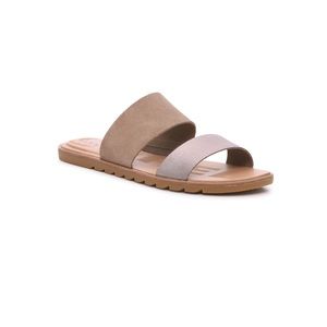 SOREL Ella II Slide Sandal Ash Brown